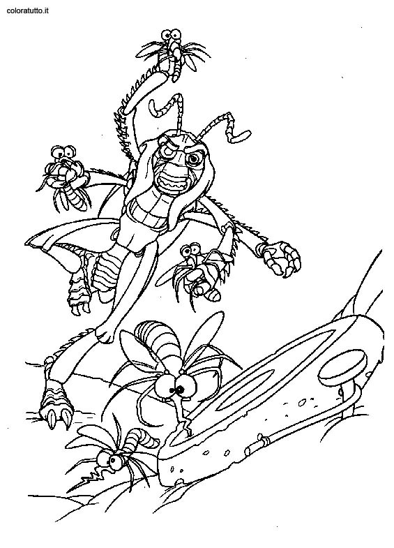 immagine a bug-s life da colorare