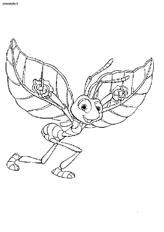 immagine a bug-s life da colorare