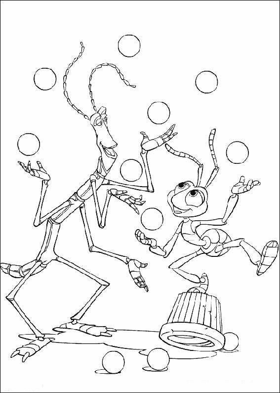 immagine a bug-s life da colorare