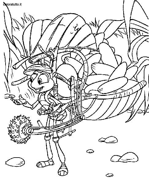 immagine a bug-s life da colorare