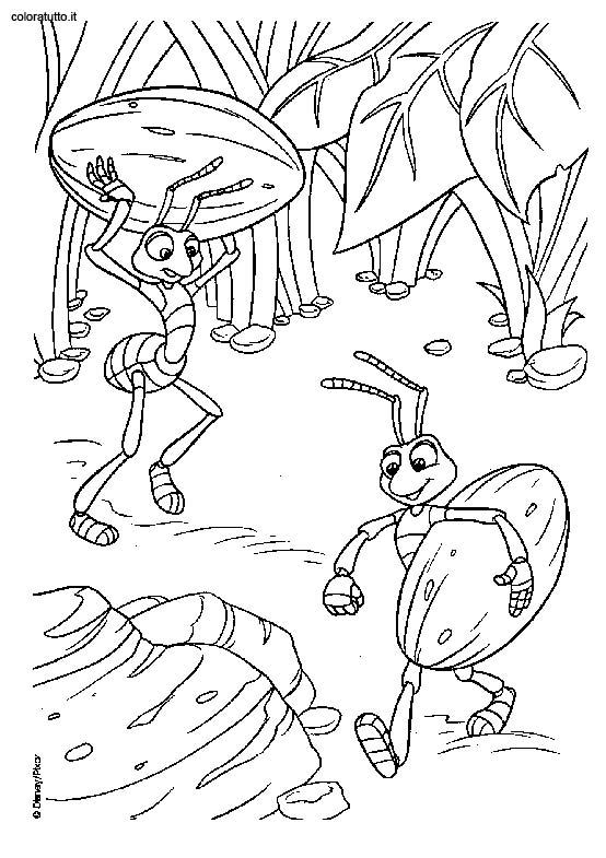 immagine a bug-s life da colorare