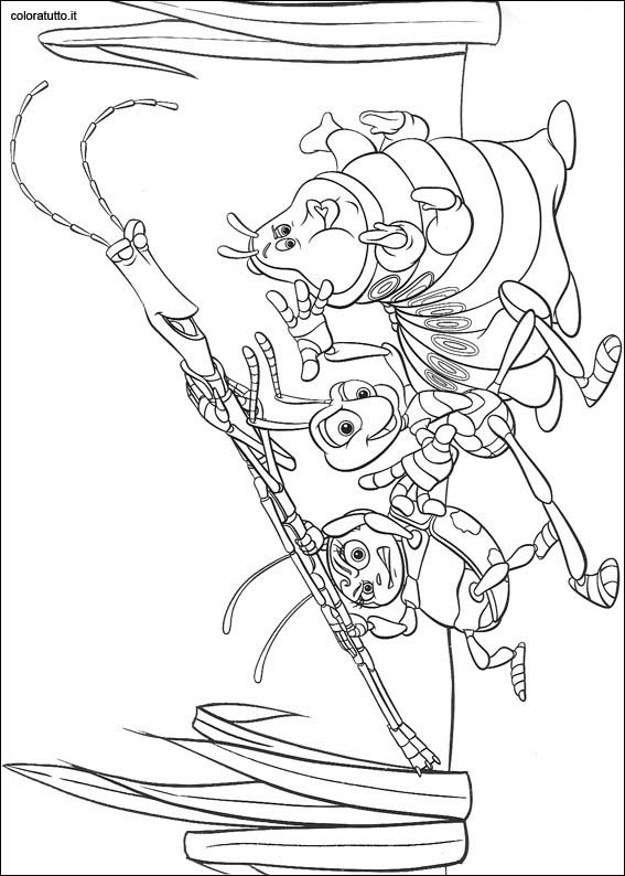 immagine a bug-s life da colorare