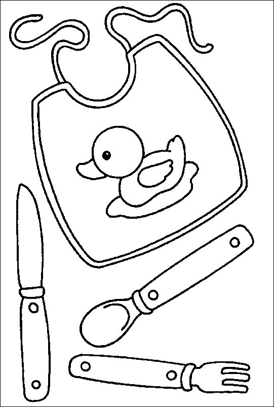 immagine abbigliamento da colorare