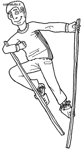 immagine acrobata da colorare