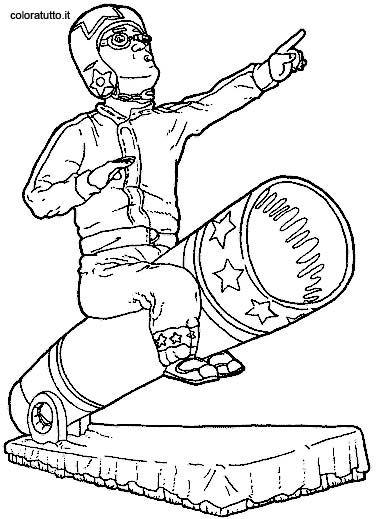 immagine acrobata da colorare