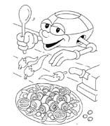 immagine adibou da colorare