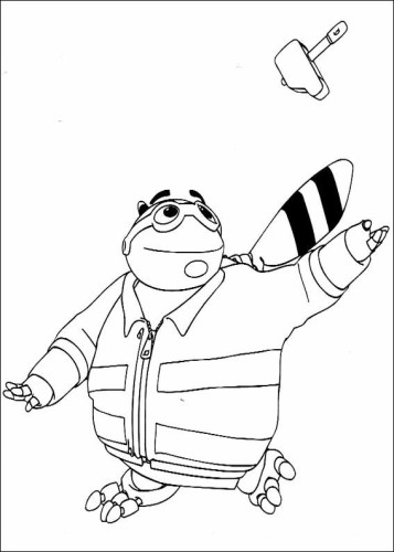 immagine adibou da colorare