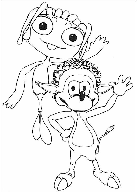 immagine adibou da colorare