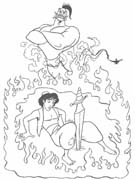 immagine aladino da colorare