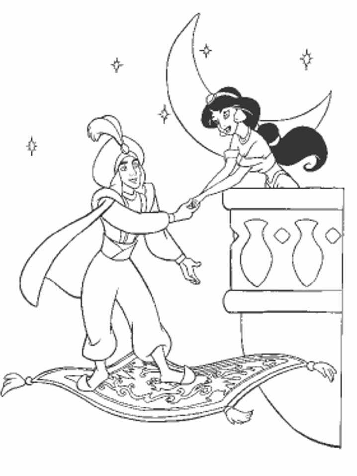 immagine aladino da colorare