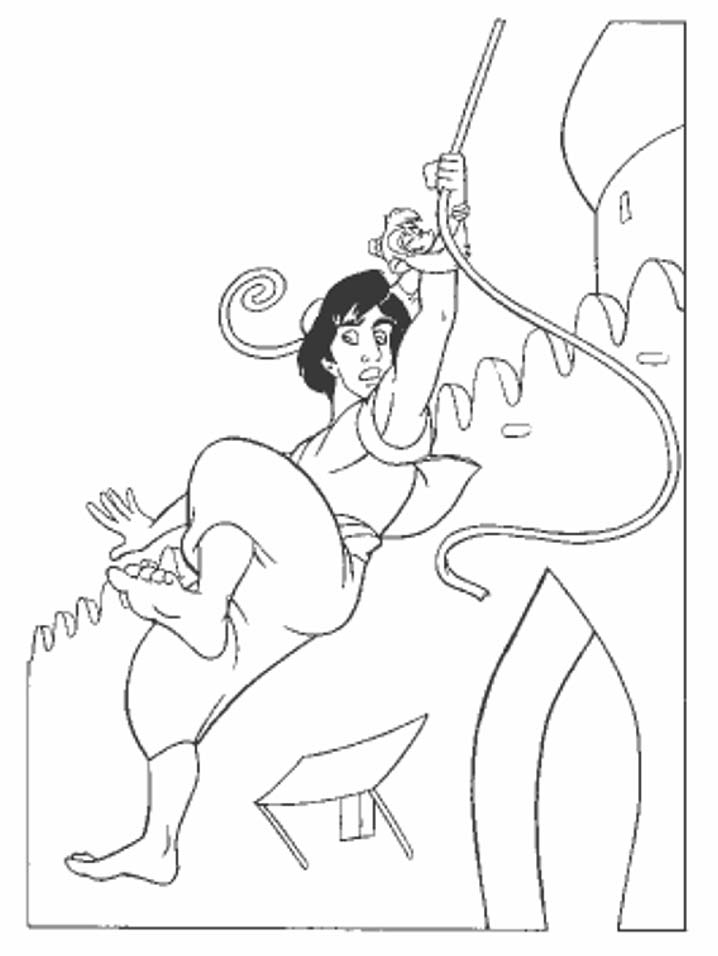 immagine aladino da colorare