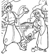 immagine aladino da colorare