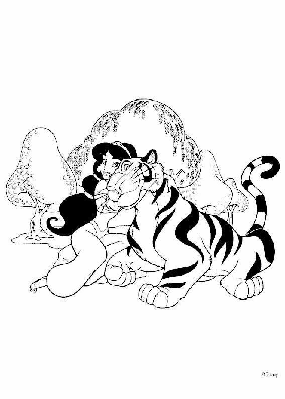 immagine aladino da colorare