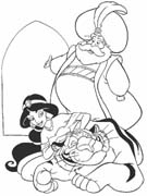 immagine aladino da colorare