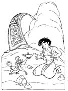 immagine aladino da colorare
