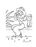 immagine aladino da colorare