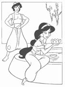 immagine aladino da colorare