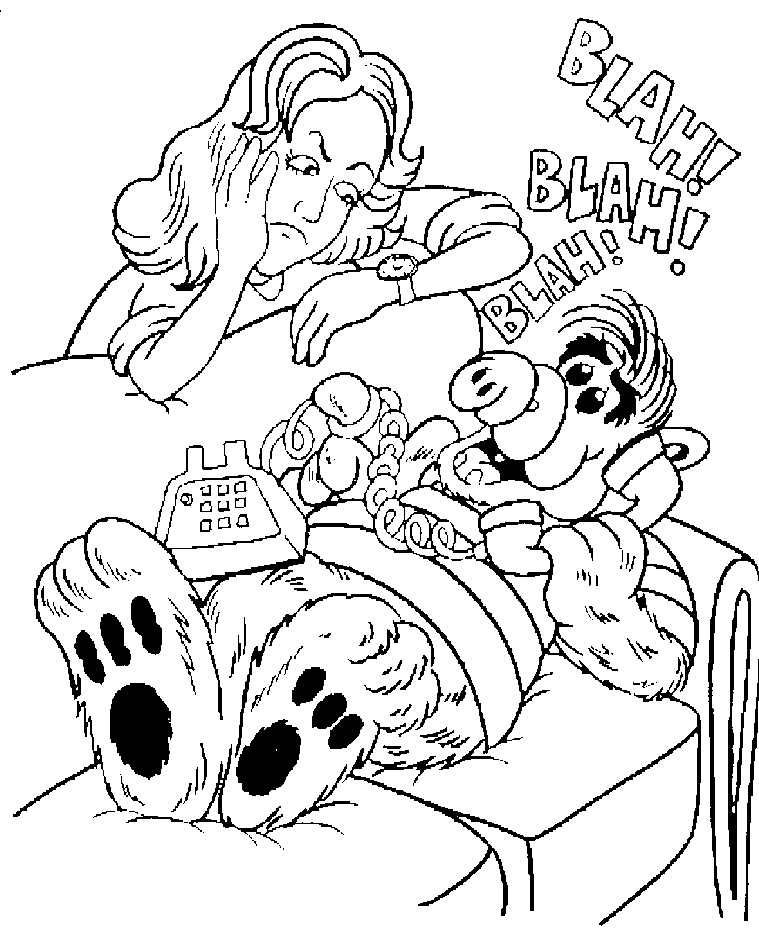 immagine alf da colorare