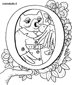 immagine alfabeto animali 2 da colorare