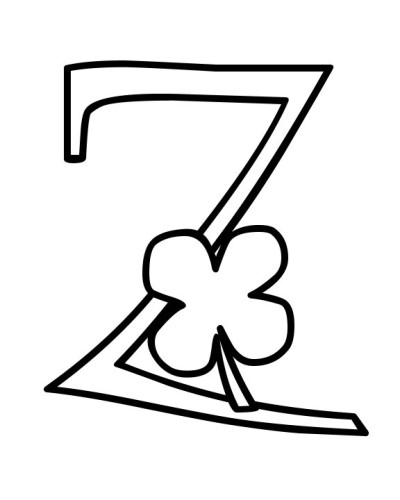 immagine alfabeto fiorellino da colorare