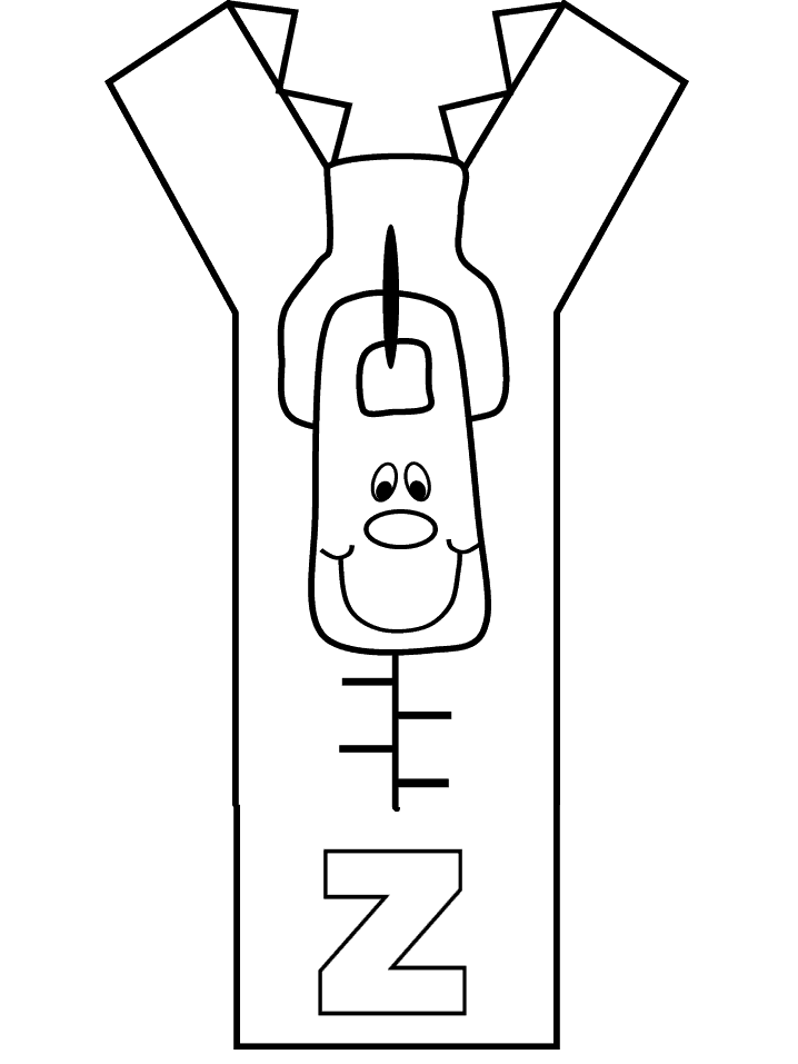 immagine alfabeto misto da colorare