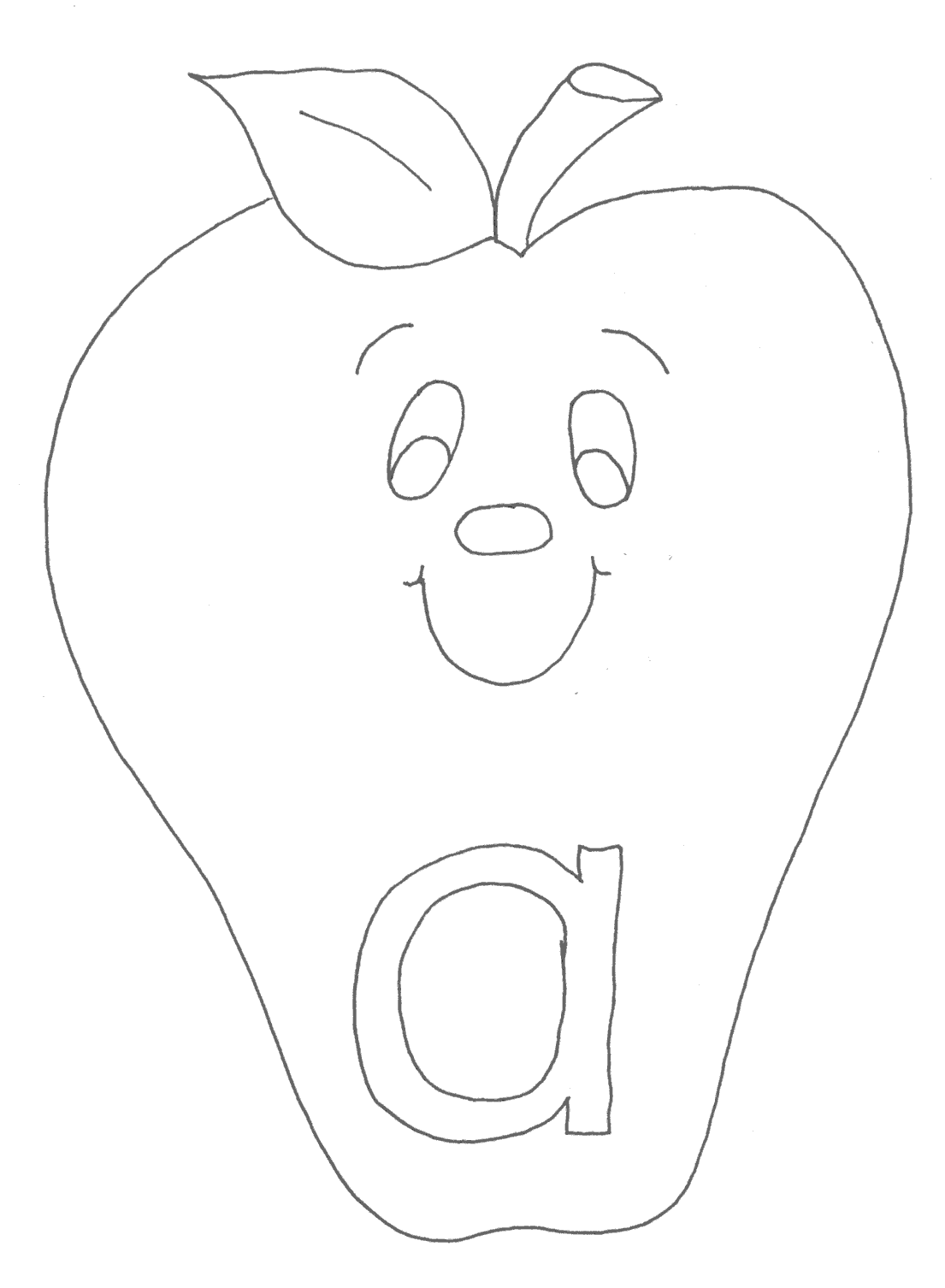 immagine alfabeto misto da colorare