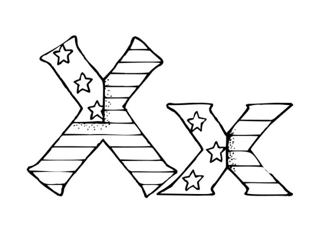 immagine alfabeto patriotico da colorare