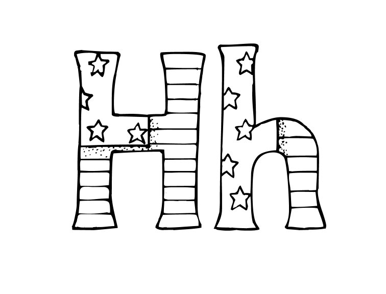 immagine alfabeto patriotico da colorare