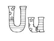 immagine alfabeto patriotico da colorare