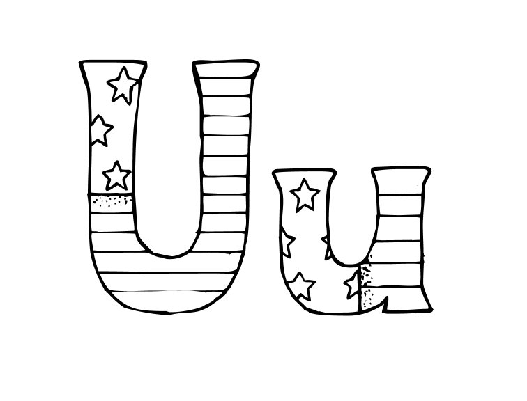 immagine alfabeto patriotico da colorare