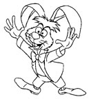 immagine alice da colorare
