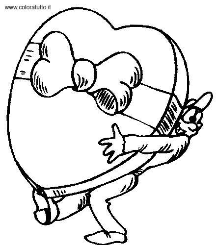 immagine amore da colorare