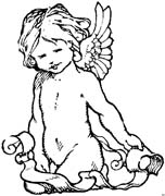 immagine angeli da colorare