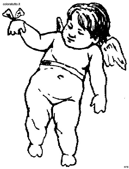 immagine angeli da colorare