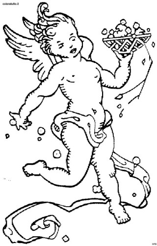 immagine angeli da colorare