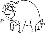 immagine animali fattoria da colorare