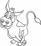 immagine animali fattoria da colorare