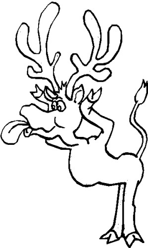 immagine animali foresta da colorare