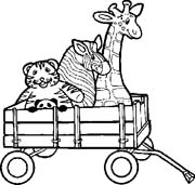 immagine animali misti da colorare