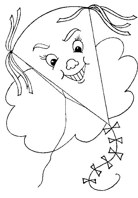 immagine aquilone da colorare