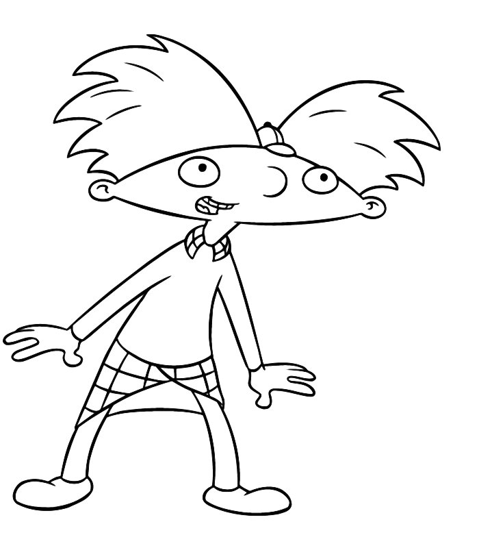 immagine arnold da colorare