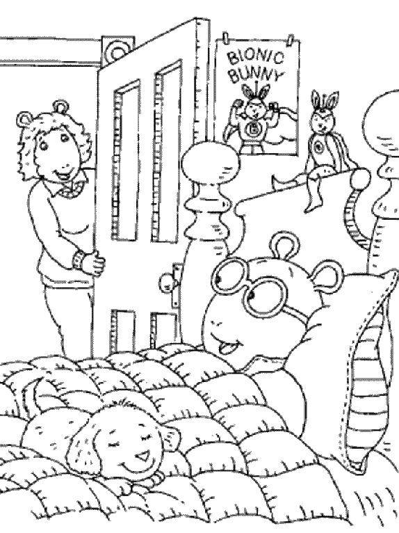 immagine arturo da colorare