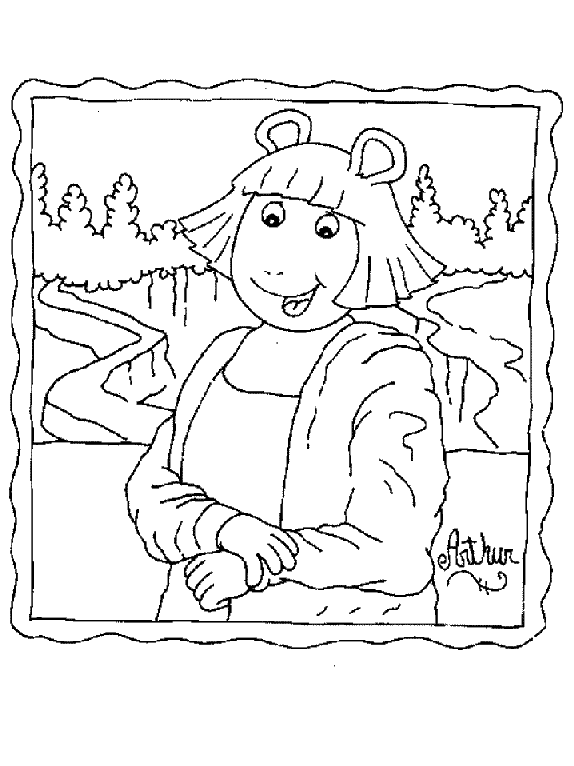 immagine arturo da colorare