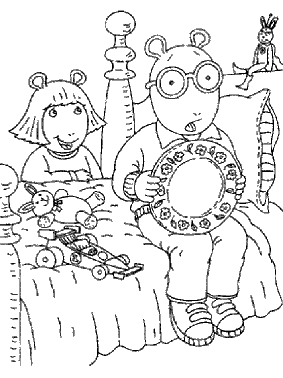 immagine arturo da colorare