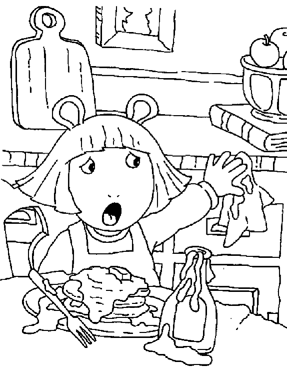 immagine arturo da colorare