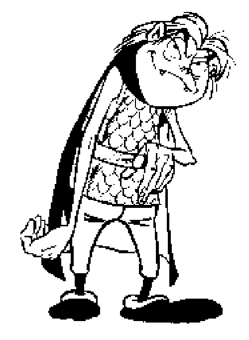immagine asterix da colorare