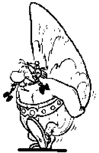 immagine asterix da colorare
