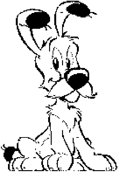 immagine asterix da colorare