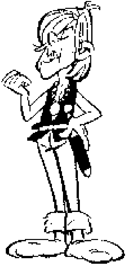 immagine asterix da colorare