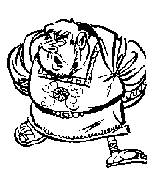 immagine asterix da colorare